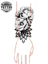 tatouage-transitoire-bracelet-pivoine-fleurie-longue-tenue tatouage-transitoire-bracelet-pivoine-fleurie-longue-tenue