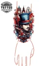 tatouage-temporaire-manche-style-britannique tatouage-temporaire-manche-style-britannique