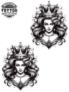 tatouage-temporaire-poignet-reine-tattoo-court-elegance-royale tatouage-temporaire-poignet-reine-tattoo-court-elegance-royale