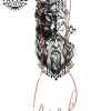 tatouage-bras-temporaire-nordique-pour-homme-et-femme tatouage-bras-temporaire-nordique-pour-homme-et-femme