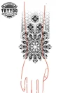 tatouage-temporaire-bracelet-motif-mandala-ésotérique tatouage-temporaire-bracelet-motif-mandala-ésotérique