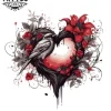 tattoo-tempo-epaule-motif-amour-design-temporaire-collant tattoo-tempo-epaule-motif-amour-design-temporaire-collant
