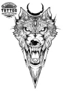 tatouage-temporaire-avant-bras-loup-réaliste tatouage-temporaire-avant-bras-loup-réaliste