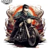 tatouage-temporaire-humérus-motocyclette-style-exclusif