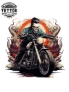 tatouage-temporaire-humérus-motocyclette-style-exclusif