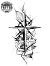 tatouage-temporaire-poignet-rose-des-vents-sobre-et-élégant
