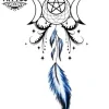 tatouage-temporaire-bras-attrapeur-de-reves-contemporain tatouage-temporaire-bras-attrapeur-de-reves-contemporain