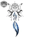 tatouage-temporaire-bras-attrapeur-de-reves-contemporain tatouage-temporaire-bras-attrapeur-de-reves-contemporain