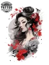 tatouage-temporaire-épaule-femme-style-moderne tatouage-temporaire-épaule-femme-style-moderne