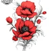 tatouage-temporaire-epaule-dame-florale-motif-original tatouage-temporaire-epaule-dame-florale-motif-original