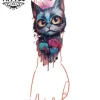 tatouage-temporain-poignet-chat-unique-et-moderne tatouage-temporain-poignet-chat-unique-et-moderne