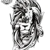 tatouage-biceps-temporaire-lion-homme-motif-sauvage-et-viril