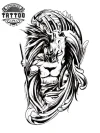 tatouage-biceps-temporaire-lion-homme-motif-sauvage-et-viril