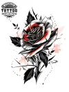tatouage-temporaire-epaule-dame-fleur-conception-raffinée-et-discrète tatouage-temporaire-epaule-dame-fleur-conception-raffinée-et-discrète