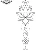 tatouage-temporaire-bras-femme-fleur-de-lotus-raffinée-et-transitoire