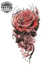 tatouage-temporaire-epaule-masculin-fleur-tendance tatouage-temporaire-epaule-masculin-fleur-tendance