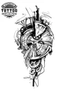 tatouage-temporaire-bras-antérieur-homme-design-montre-mode tatouage-temporaire-bras-antérieur-homme-design-montre-mode
