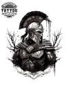 tatouage-temporaire-guerrier-pour-bras-design-tatouage-bras tatouage-temporaire-guerrier-pour-bras-design-tatouage-bras