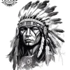 tatouage-temporaire-epaule-homme-indien-design-tribal tatouage-temporaire-epaule-homme-indien-design-tribal