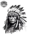 tatouage-temporaire-epaule-homme-indien-design-tribal tatouage-temporaire-epaule-homme-indien-design-tribal