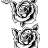 tatouage-temporaire-main-homme-design-rose-raffiné tatouage-temporaire-main-homme-design-rose-raffiné