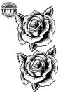 tatouage-temporaire-main-homme-design-rose-raffiné tatouage-temporaire-main-homme-design-rose-raffiné
