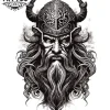 tatouage-temporaire-homme-viking-épaule-puissant-et-stylisé tatouage-temporaire-homme-viking-épaule-puissant-et-stylisé