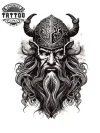 tatouage-temporaire-homme-viking-épaule-puissant-et-stylisé tatouage-temporaire-homme-viking-épaule-puissant-et-stylisé