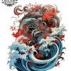 tatouage-temporaire-epaule-japonais-motif-ancestral tatouage-temporaire-epaule-japonais-motif-ancestral