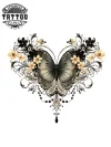 tattoo-bras-temporaire-dentelle-raffinée tattoo-bras-temporaire-dentelle-raffinée