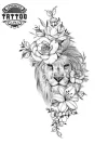 tatouage-temporaire-bras-avant-lion-pour-dame-raffiné-et-courageux tatouage-temporaire-bras-avant-lion-pour-dame-raffiné-et-courageux