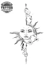 tatouage-temporain-demipermanant-avant-bras-dessin-lunaire tatouage-temporain-demipermanant-avant-bras-dessin-lunaire