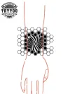 tatouage-temporaire-bras-homme-geometrique-mode tatouage-temporaire-bras-homme-geometrique-mode