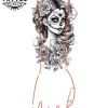 tatouage-temporaire-manchette-dessin-mexicain-tribal-pour-bras