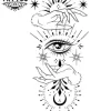 tatouage-temporaire-bras-oeil-provisoire-design-hypnotisant tatouage-temporaire-bras-oeil-provisoire-design-hypnotisant