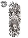 tatouage-temporaire-bras-zen-calme