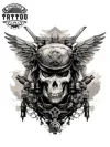 tatouage-temporaire-épaule-soldat-dessin-passager-style-militaire tatouage-temporaire-épaule-soldat-dessin-passager-style-militaire