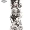 tatouage-bras-temporaire-inspiration-japonais tatouage-bras-temporaire-inspiration-japonais
