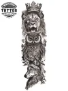lion-provisoire-peau-feminine-pour-bras lion-provisoire-peau-feminine-pour-bras