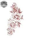tatouage-temporaire-avant-bras-trois-roses-fleurs tatouage-temporaire-avant-bras-trois-roses-fleurs