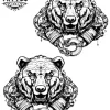 tatouage tempraire ourson cheville conception singuliere tatouage tempraire ourson cheville conception singuliere