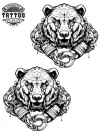 tatouage tempraire ourson cheville conception singuliere tatouage tempraire ourson cheville conception singuliere