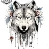 tatouage-temporaire-epaule-homme-loup-authentique tatouage-temporaire-epaule-homme-loup-authentique