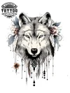 tatouage-temporaire-epaule-homme-loup-authentique tatouage-temporaire-epaule-homme-loup-authentique