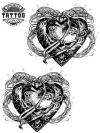 tatouage-temporaire-cheville-dessin-coeur-romantique tatouage-temporaire-cheville-dessin-coeur-romantique