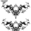 tatouage-temporaire-cheville-design-ornement-élegant tatouage-temporaire-cheville-design-ornement-élegant