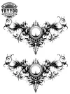 tatouage-temporaire-cheville-design-ornement-élegant tatouage-temporaire-cheville-design-ornement-élegant
