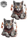 tatouage-temporaire-cheville-félin-svelte
