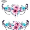 tatouage-transitoire-cheville-feminin-design-fleur-permanent-temporaire