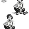 decoration-temporaire-cheville-pinup-retro-style-ancien decoration-temporaire-cheville-pinup-retro-style-ancien